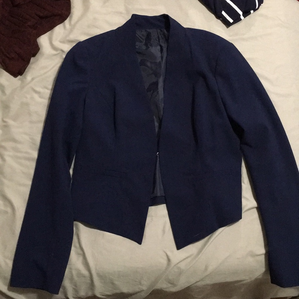 Blue blazer jacket
